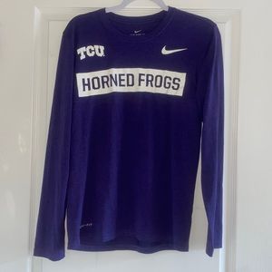 TCU Dri-fit Long Sleeve shirt - Men’s small